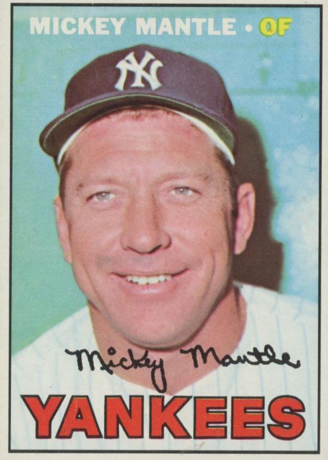 1967 Topps Baseball Mickey Mantle #150