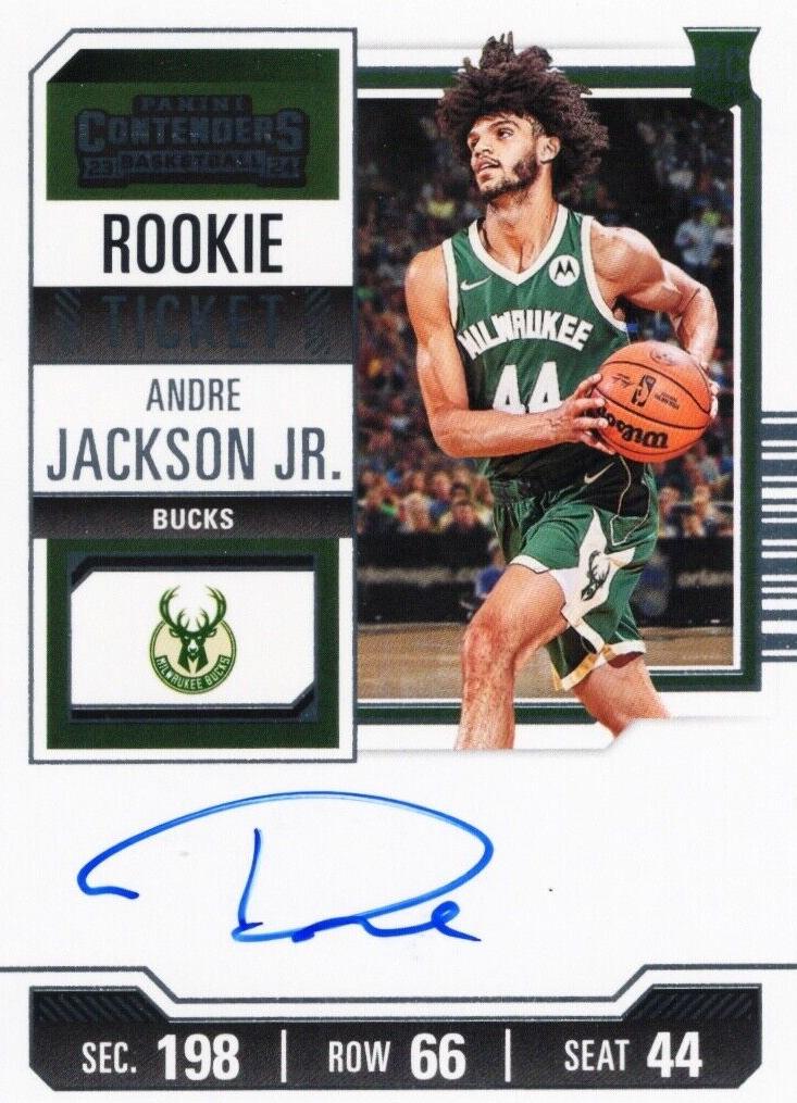 2023 Panini Contenders Basketball Andre Jackson Jr. #108 PSA 10