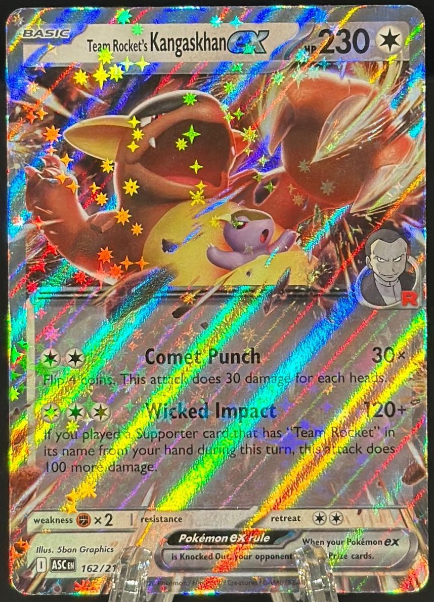 2026 Pokemon Mega Evolution Ascended Heroes Team Rocket's Kangaskhan EX #162 CGC 8.5