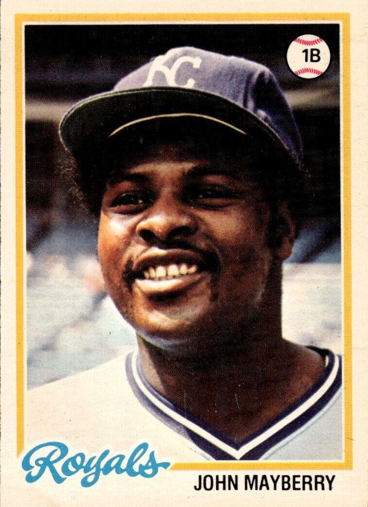 1978 O-Pee-Chee Baseball John Mayberry #168