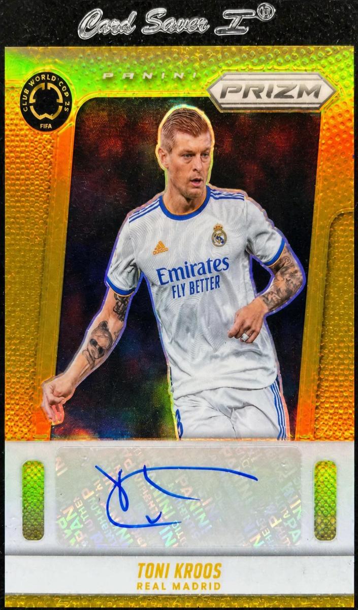 2025 Panini Prizm FIFA Club World Cup Soccer Gold Toni Kroos #FA-TK