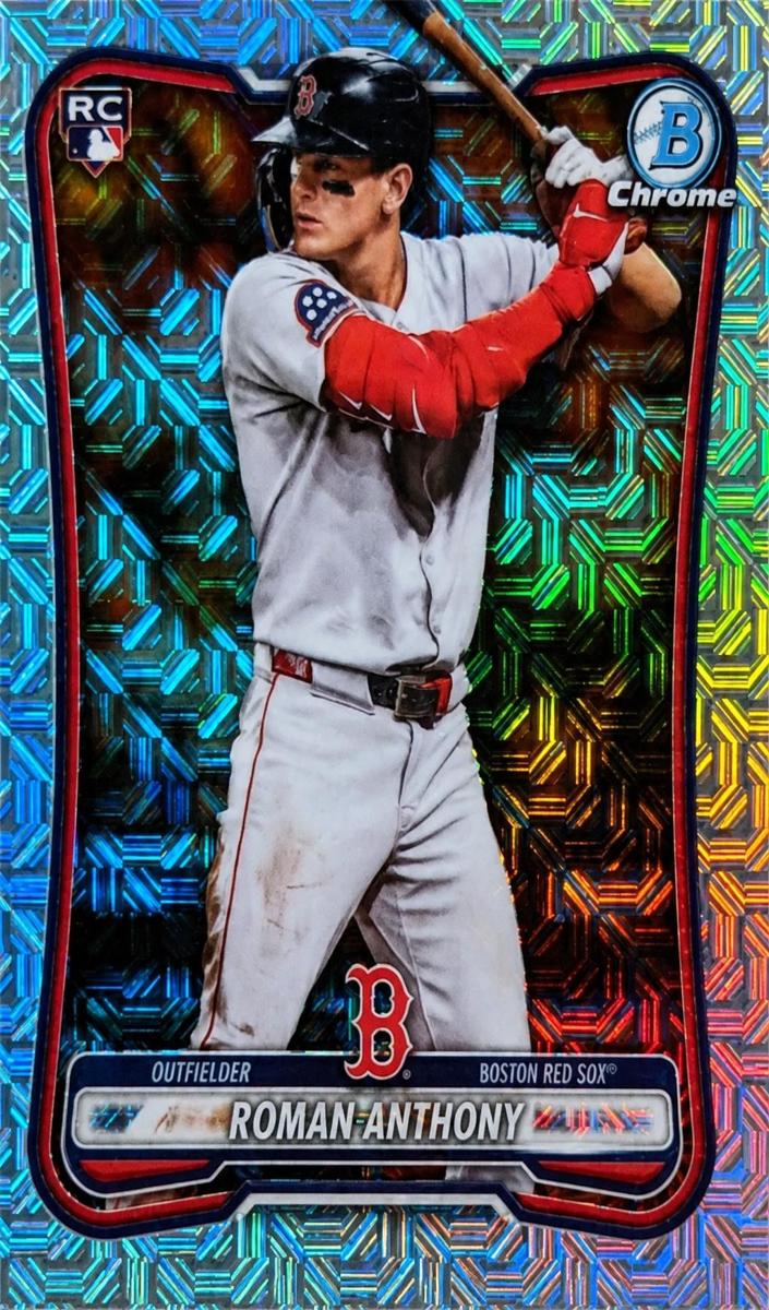 2026 Bowman Mega Box Baseball Red Mojo Refractor Roman Anthony #18