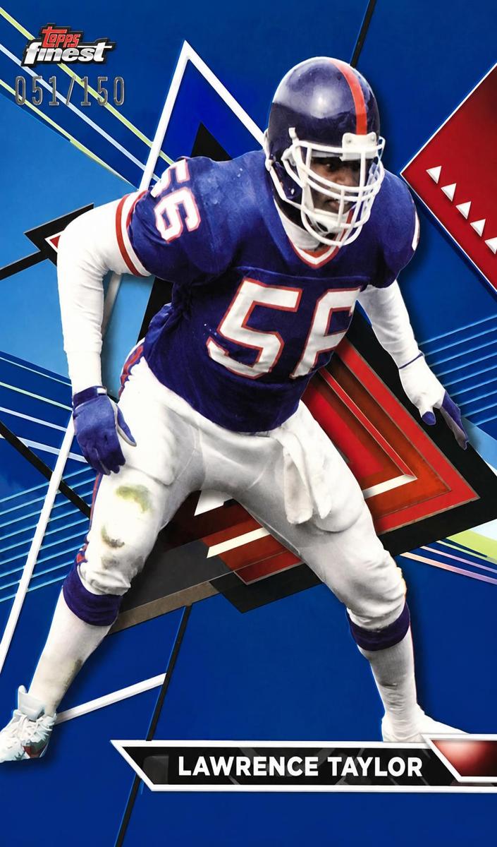 2023 Topps Composite Football Blue Refractor Lawrence Taylor #219