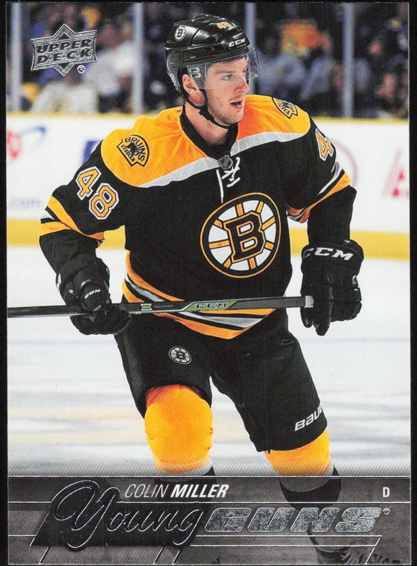 2015 Upper Deck Hockey Colin Miller #247 PSA 9