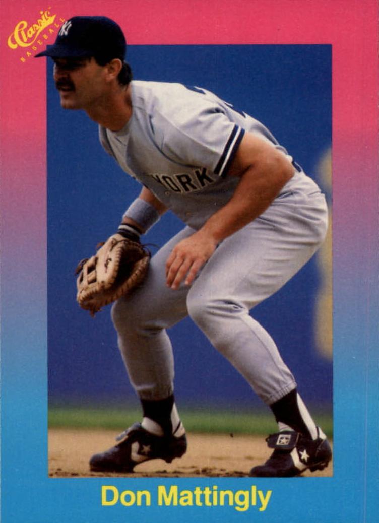 1989 Classic Baseball Don Mattingly #5 PSA 9