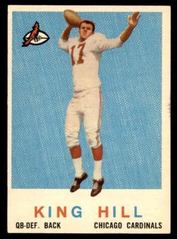 1959 Topps Football King Hill #117 PSA 6.5