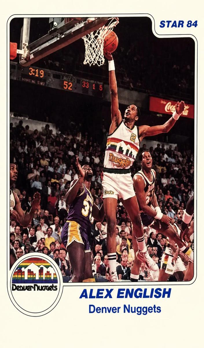 1983 Star Basketball Alex English #186