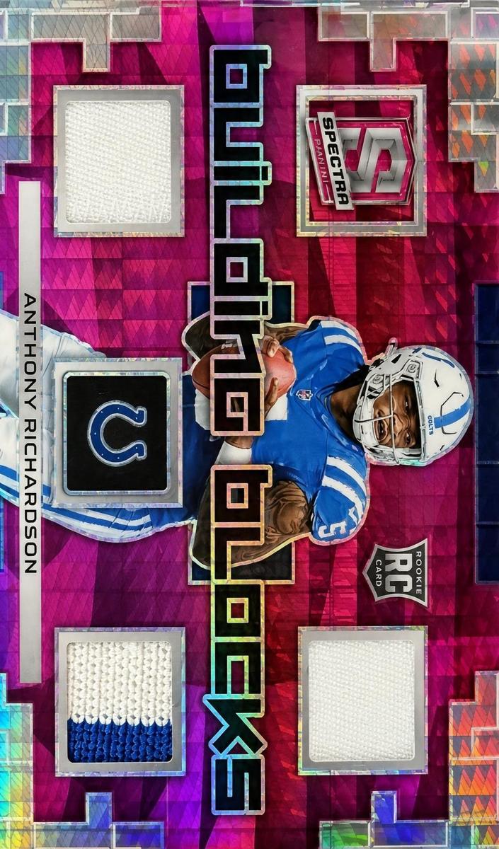 2023 Panini Spectra Football Neon Pink Anthony Richardson #BBL-ARI