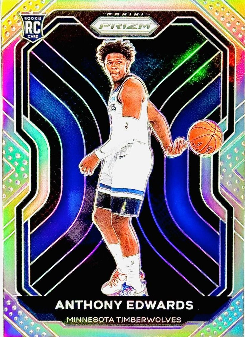 2020 Panini Prizm Basketball Silver Anthony Edwards #258