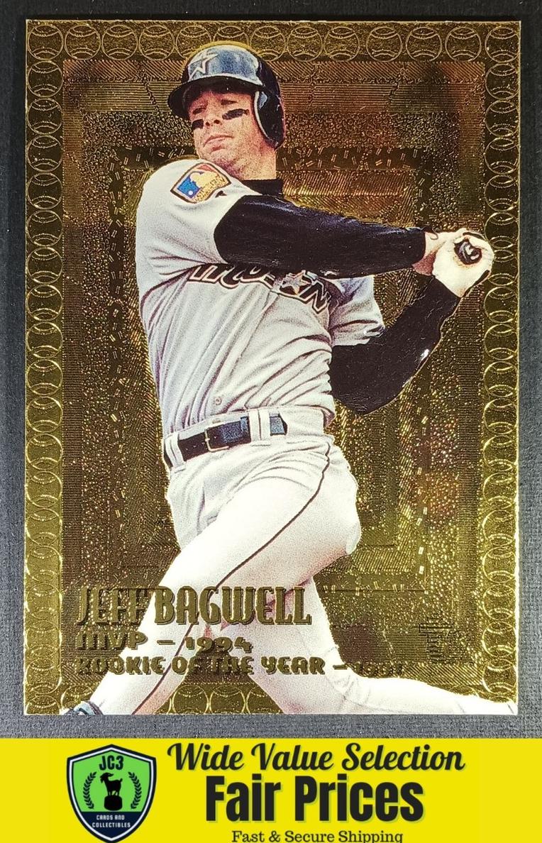 1995 Topps Embossed Baseball Golden Idols Jeff Bagwell #118