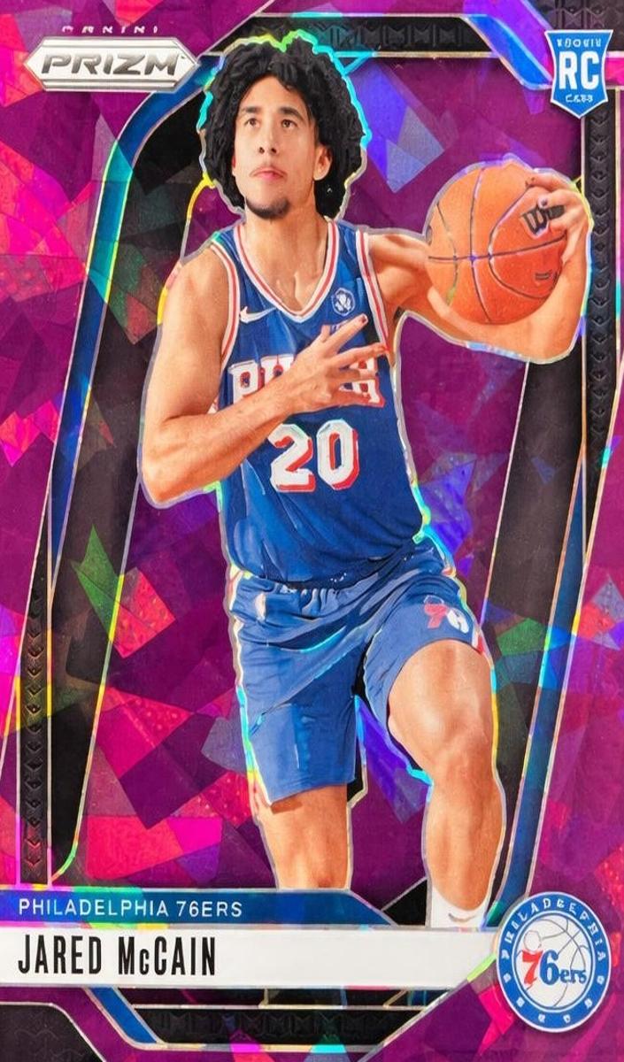 2024 Panini Prizm Basketball Purple Ice Jared McCain #222 PSA 9