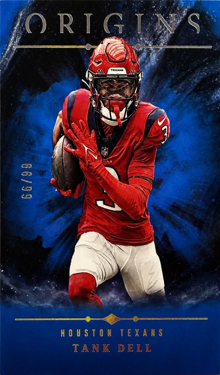 2024 Panini Origins Football Blue Tank Dell #88