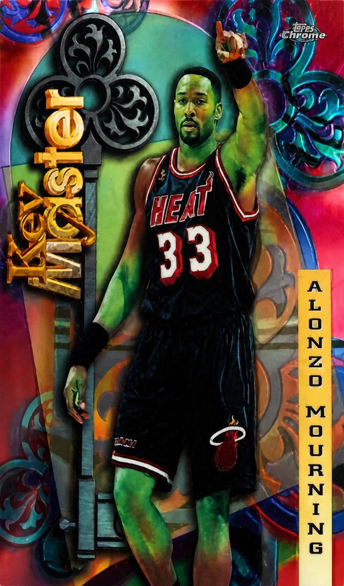 1997 Topps Chrome Basketball Alonzo Mourning #SB24 PSA 7.5