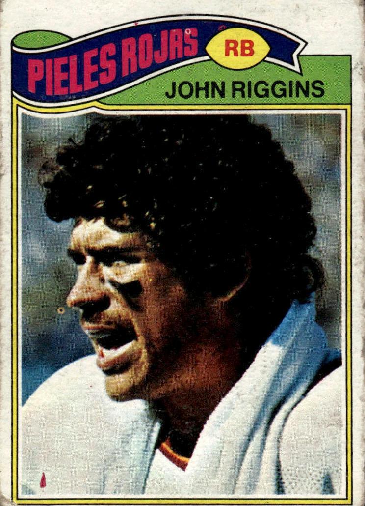 1977 Topps Mexican Football John Riggins #55