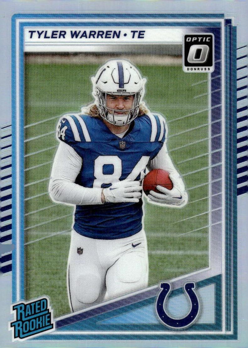 2025 Panini Donruss Football Holo Tyler Warren #337