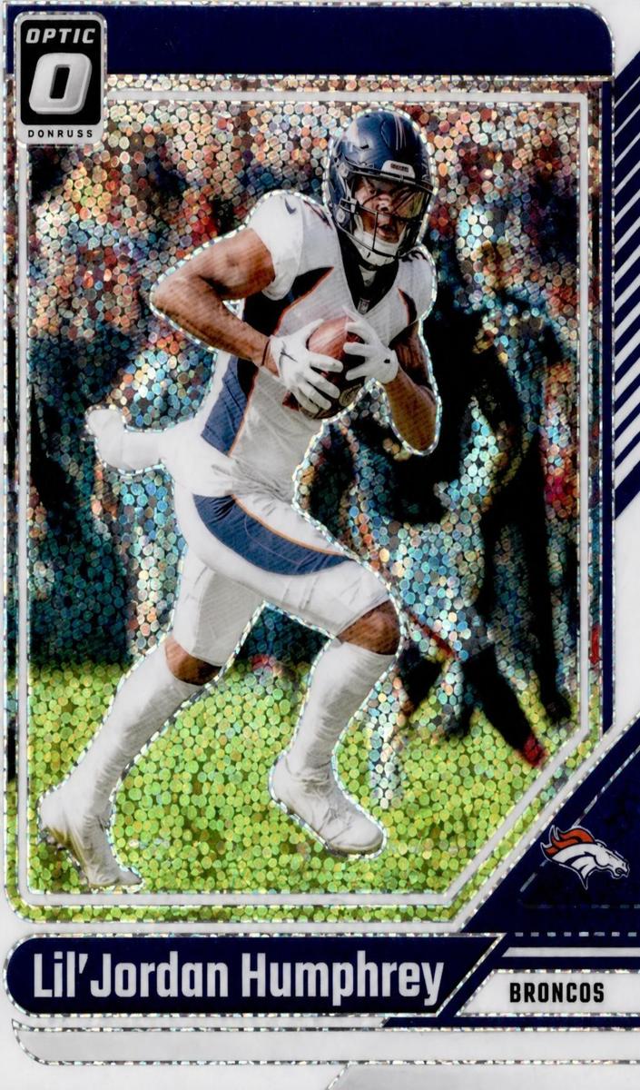 2024 Donruss Optic Football White Sparkle Lil'Jordan Humphrey #60