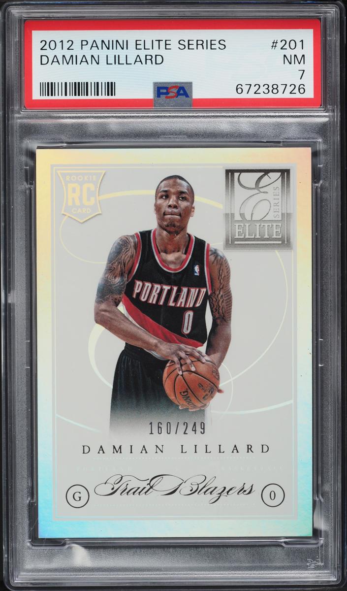 2012 Panini Elite Series Basketball Damian Lillard #201 PSA 6.5