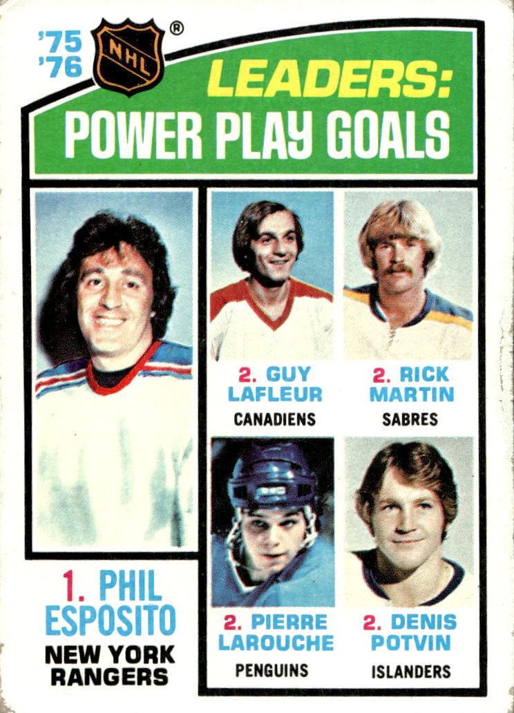 1976 Topps Hockey Phil Esposito #5 PSA 8