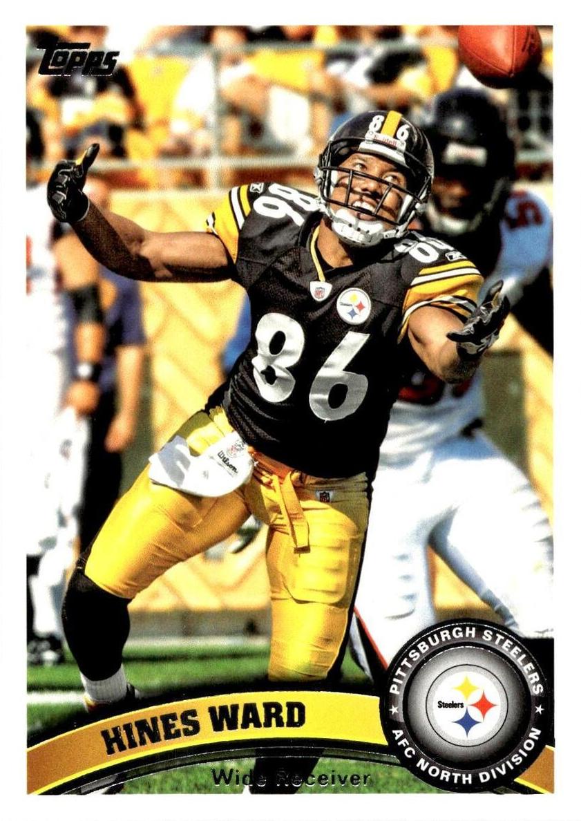 2011 Topps Football Hines Ward #131 PSA 9