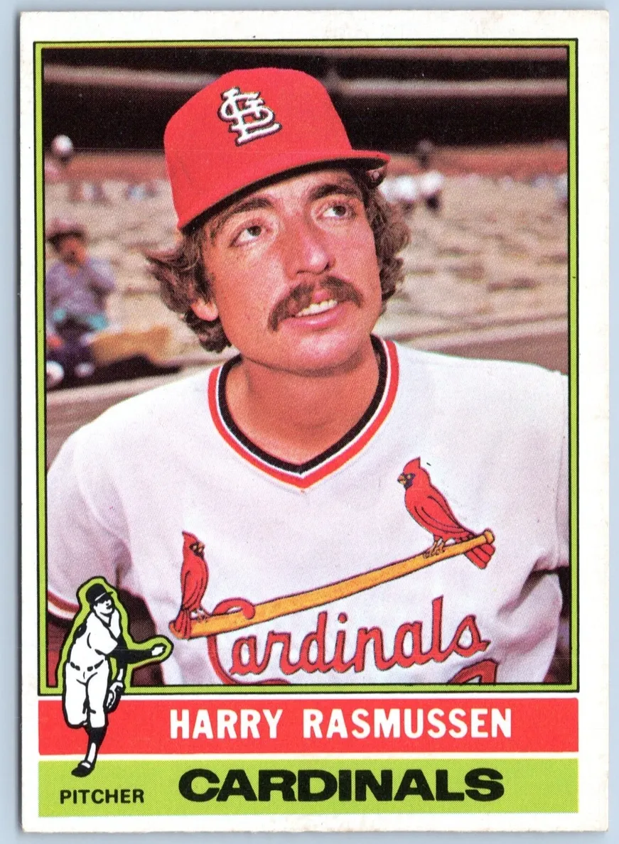 1976 O-Pee-Chee Baseball Harry Rasmussen #182