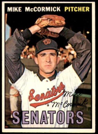 1967 O-Pee-Chee Baseball Mike McCormick #86