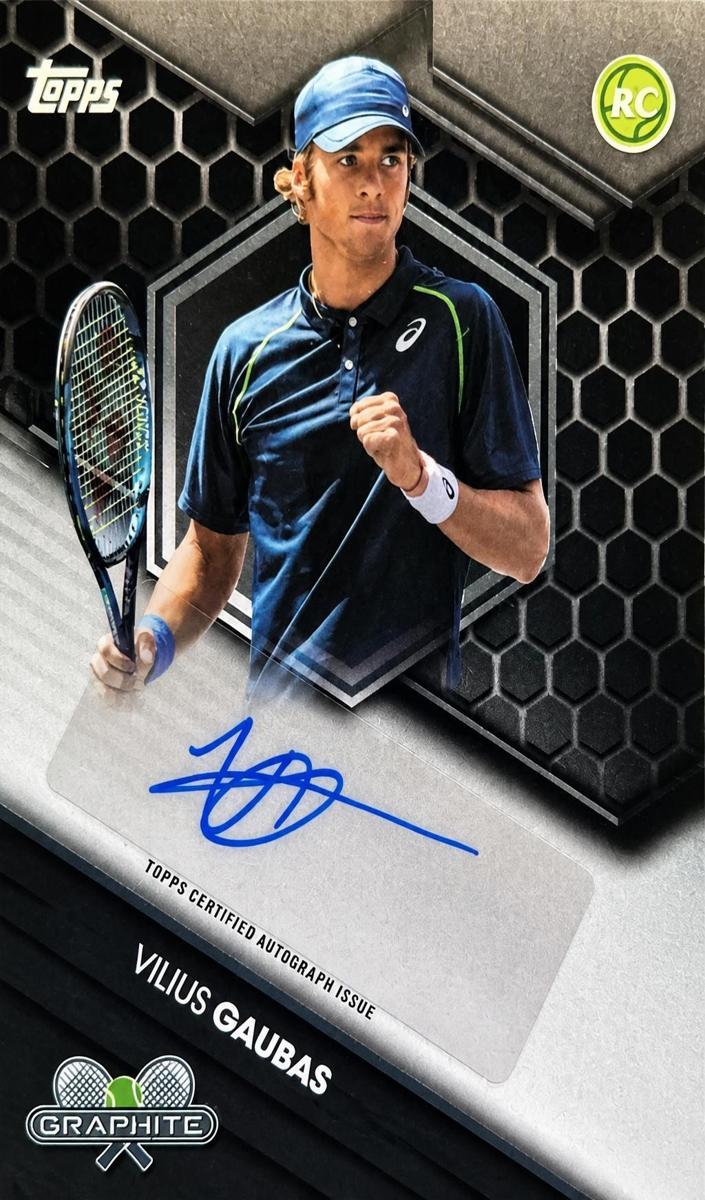 2026 Topps Graphite Tennis Vilius Gaubas #GRS-VGS RAW Ungraded