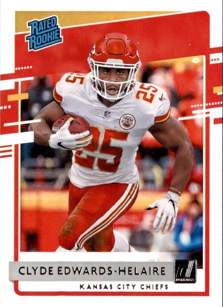 2020 Panini Donruss Football Clyde Edwards-Helaire #321 PSA 9