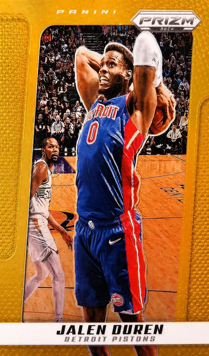 2024 Panini Prizm Deca Basketball Gold Jalen Duren #140