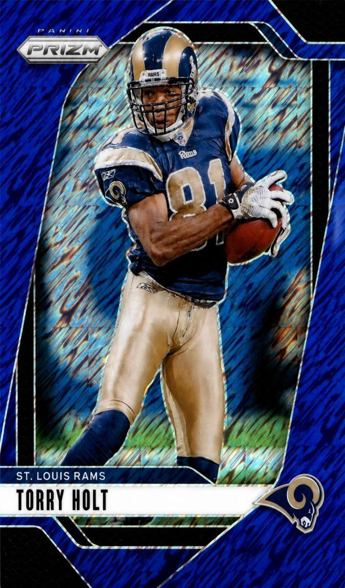 2024 Panini Prizm Football Blue Shimmer Torry Holt #300