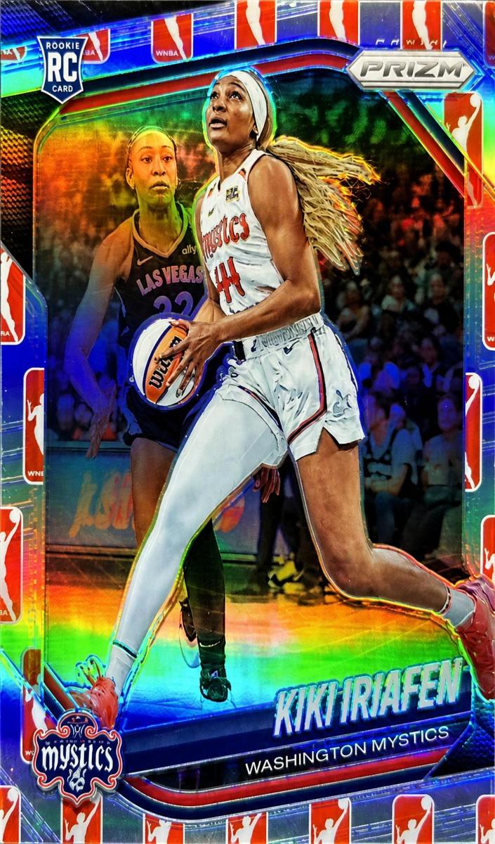 2025 Panini Prizm WNBA Basketball WNBA Logo Kiki Iriafen #72 PSA 9