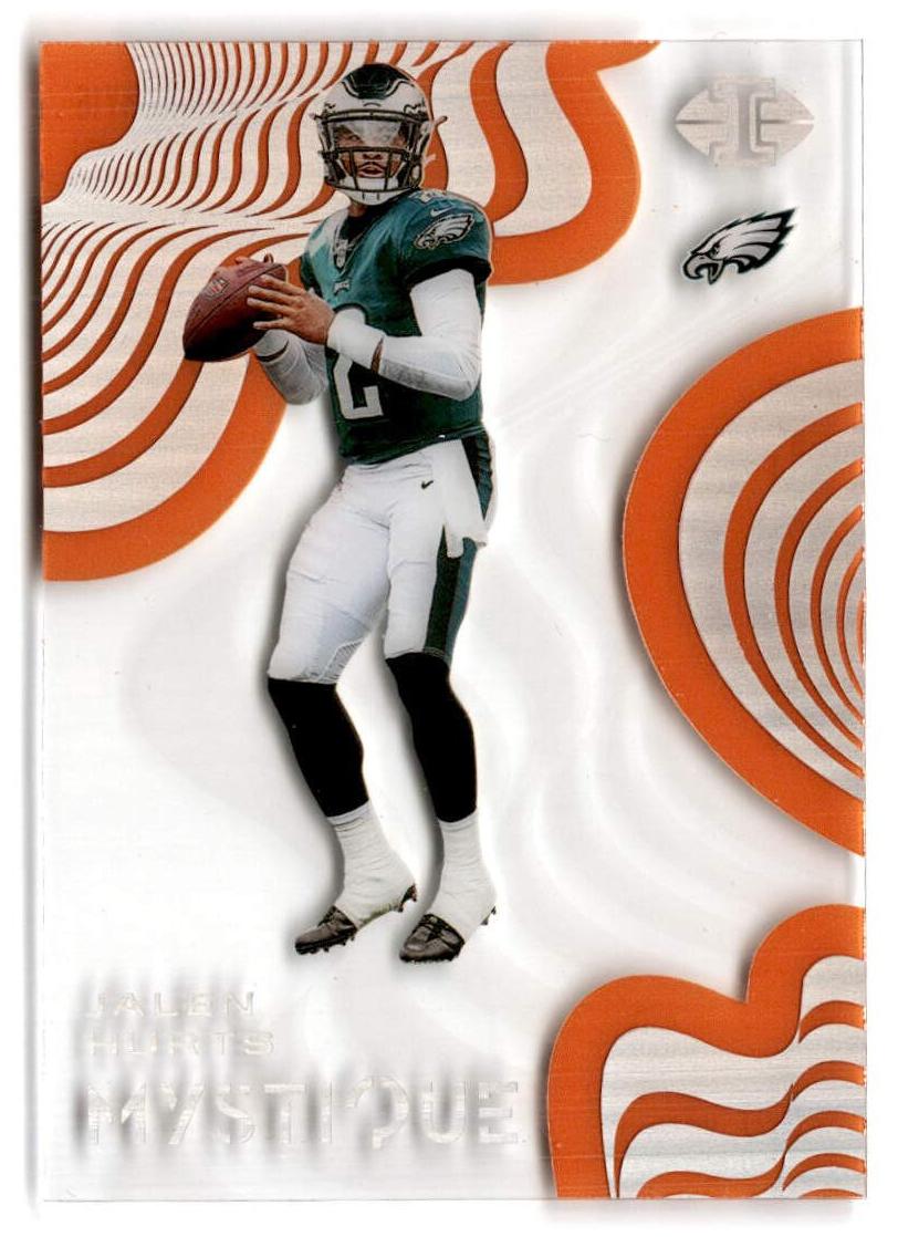 2020 Panini Illusions Football Orange Jalen Hurts #MY-16 PSA 9