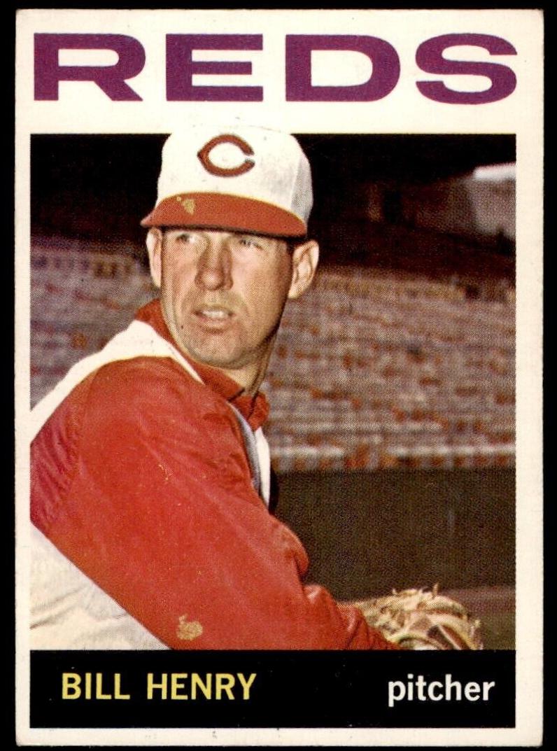 1964 Topps Baseball Bill Henry #49 PSA 8