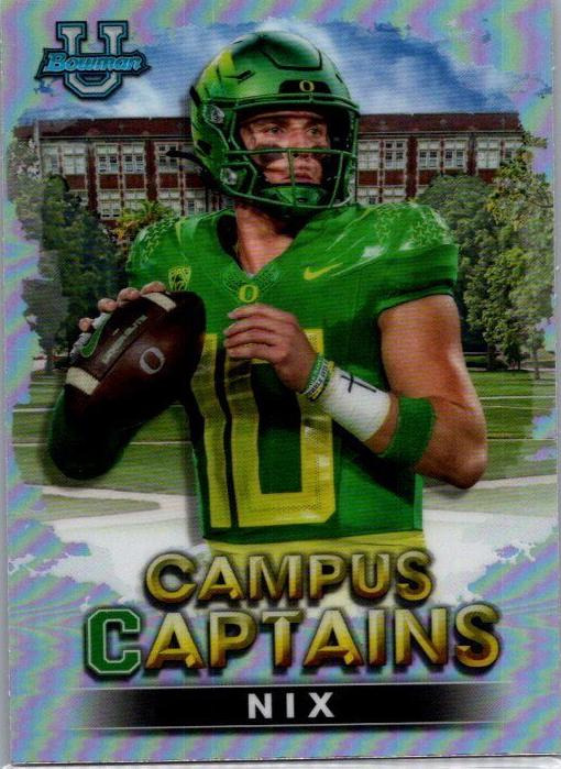 2022 Bowman Best University Football Bo Nix #CC-28 PSA 10