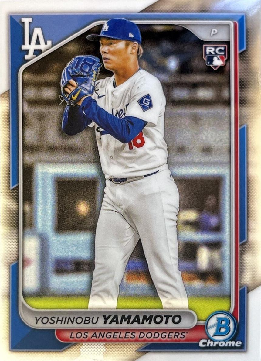 2024 Bowman Chrome Prospects Baseball Yoshinobu Yamamoto #73 PSA 9