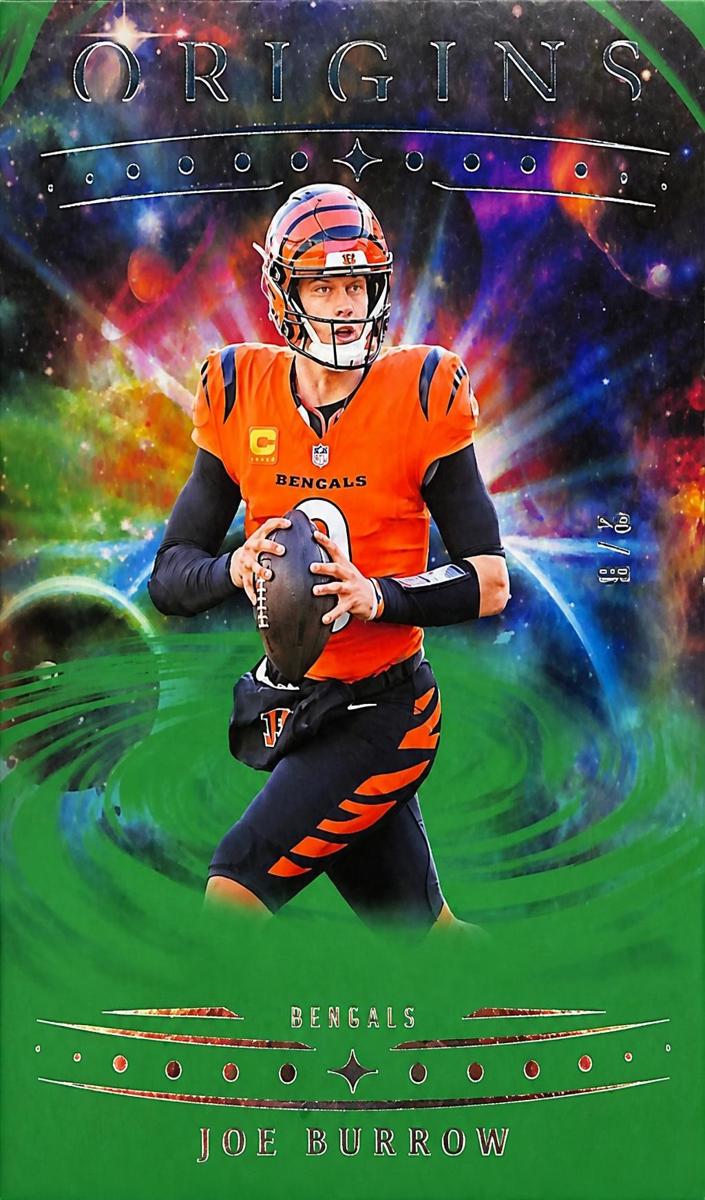 2025 Panini Origins Football Green Joe Burrow #21