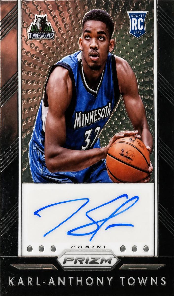 2015 Panini Prizm Basketball Karl-Anthony Towns #P-KAT PSA 10