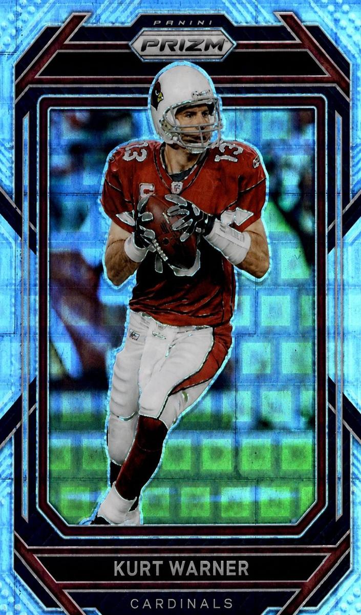 2022 Panini Prizm Football Pandora Kurt Warner #9 PSA 9