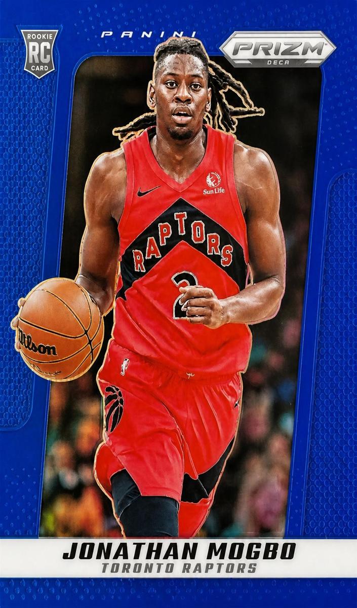 2024 Panini Prizm Deca Basketball Blue Jonathan Mogbo #53