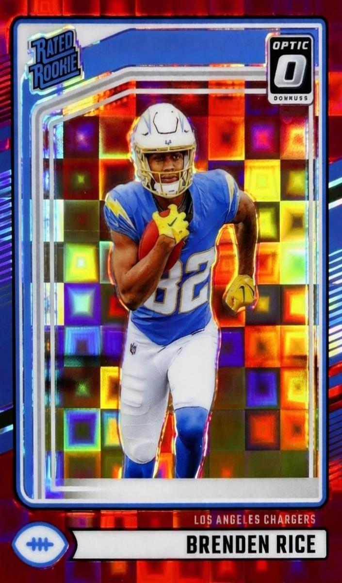 2024 Panini Donruss Football Red Pandora Brenden Rice #382