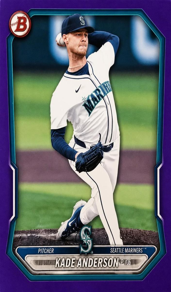 2026 Bowman Baseball Purple Pattern Kade Anderson #BP-19