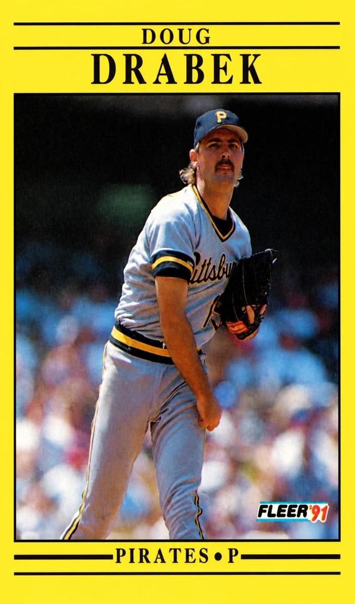 1991 Fleer Baseball Doug Drabek #36