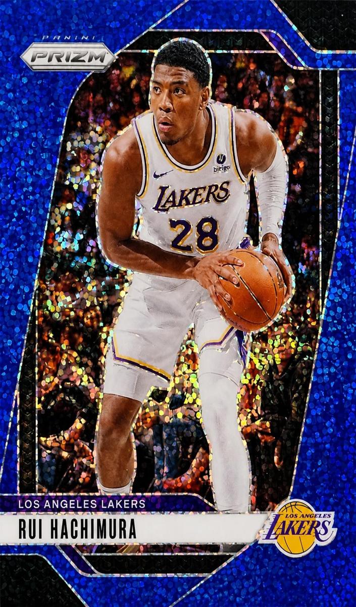 2024 Panini Prizm Basketball Blue Sparkle Rui Hachimura #14