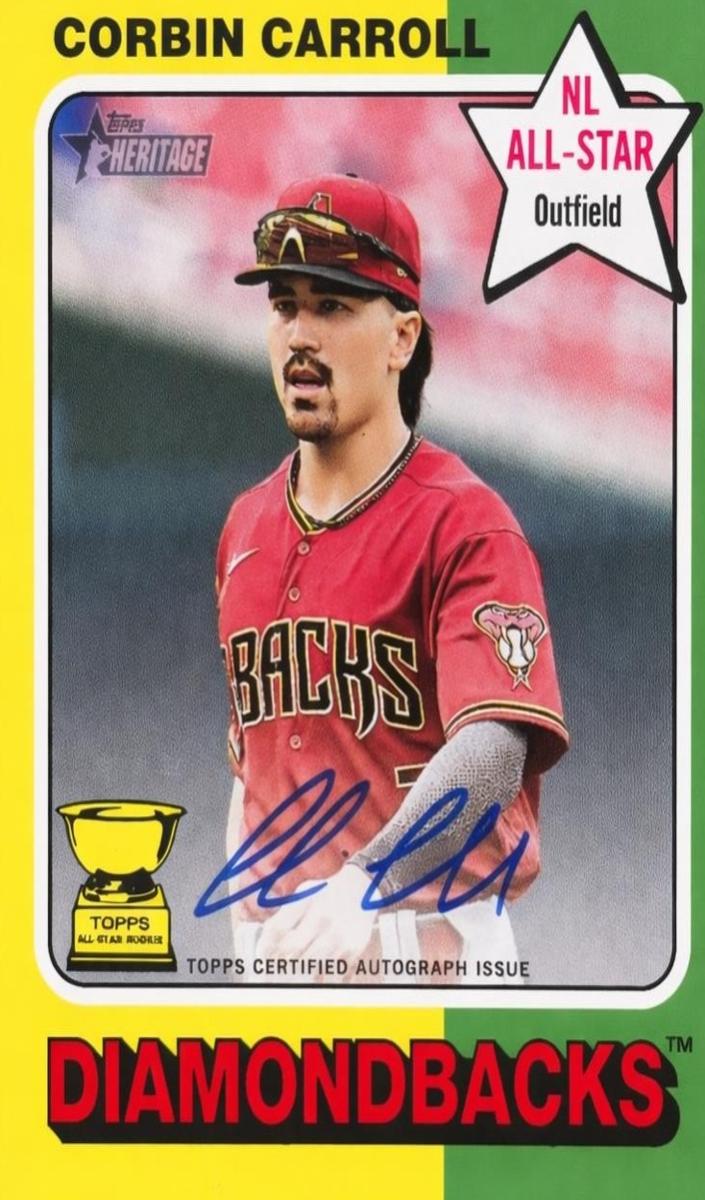 2024 Topps Heritage Baseball Corbin Carroll #ROA-CCA