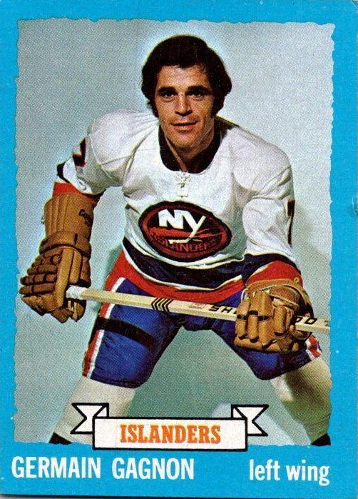 1973 Topps Hockey Germain Gagnon #178 PSA 8