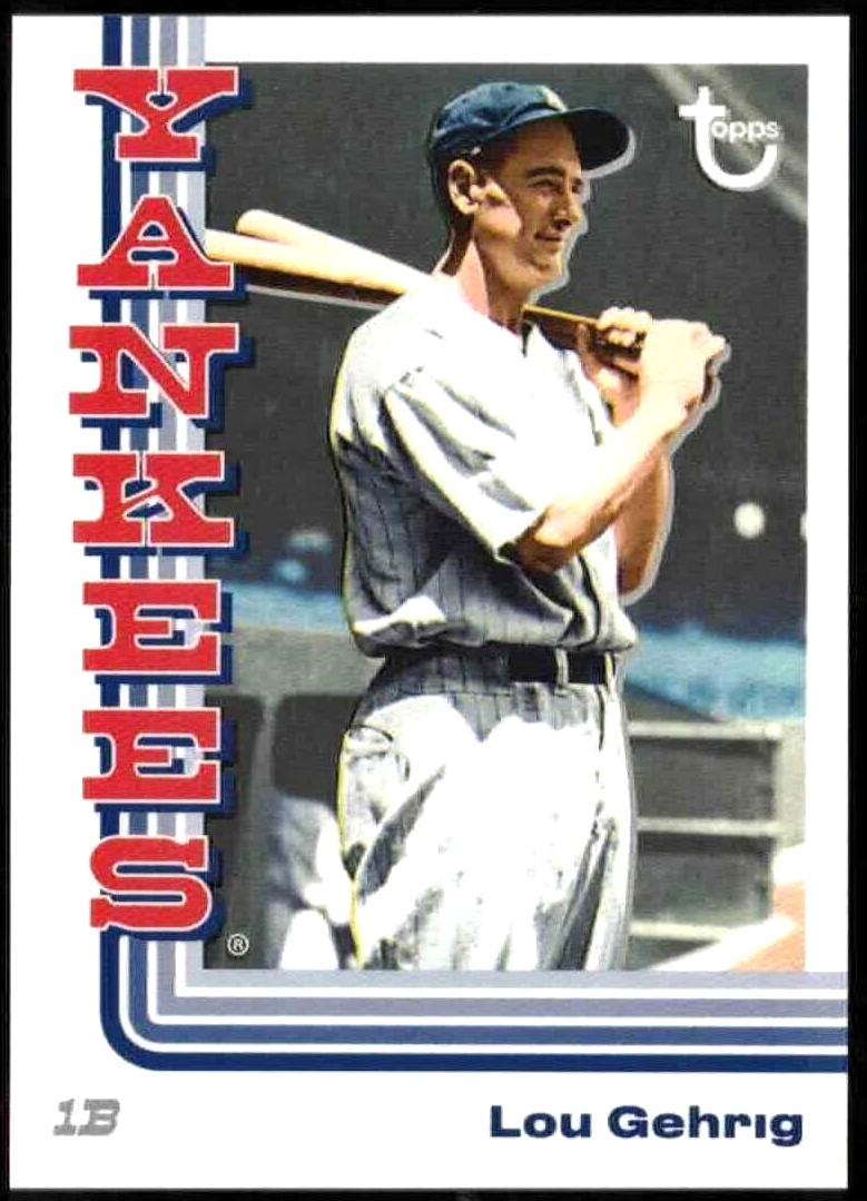 2024 Topps Brooklyn Collection Baseball Lou Gehrig #6