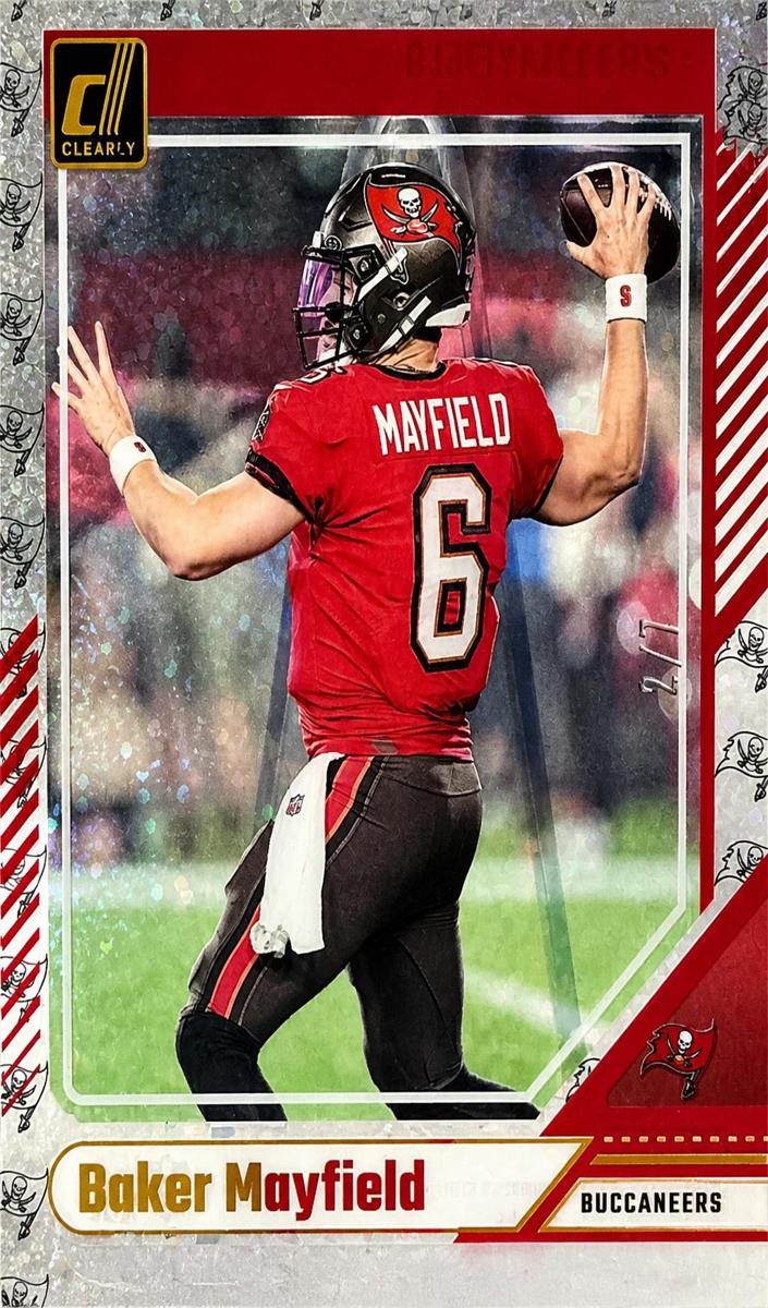 2024 Panini Clearly Donruss Football Team Logos Baker Mayfield #48