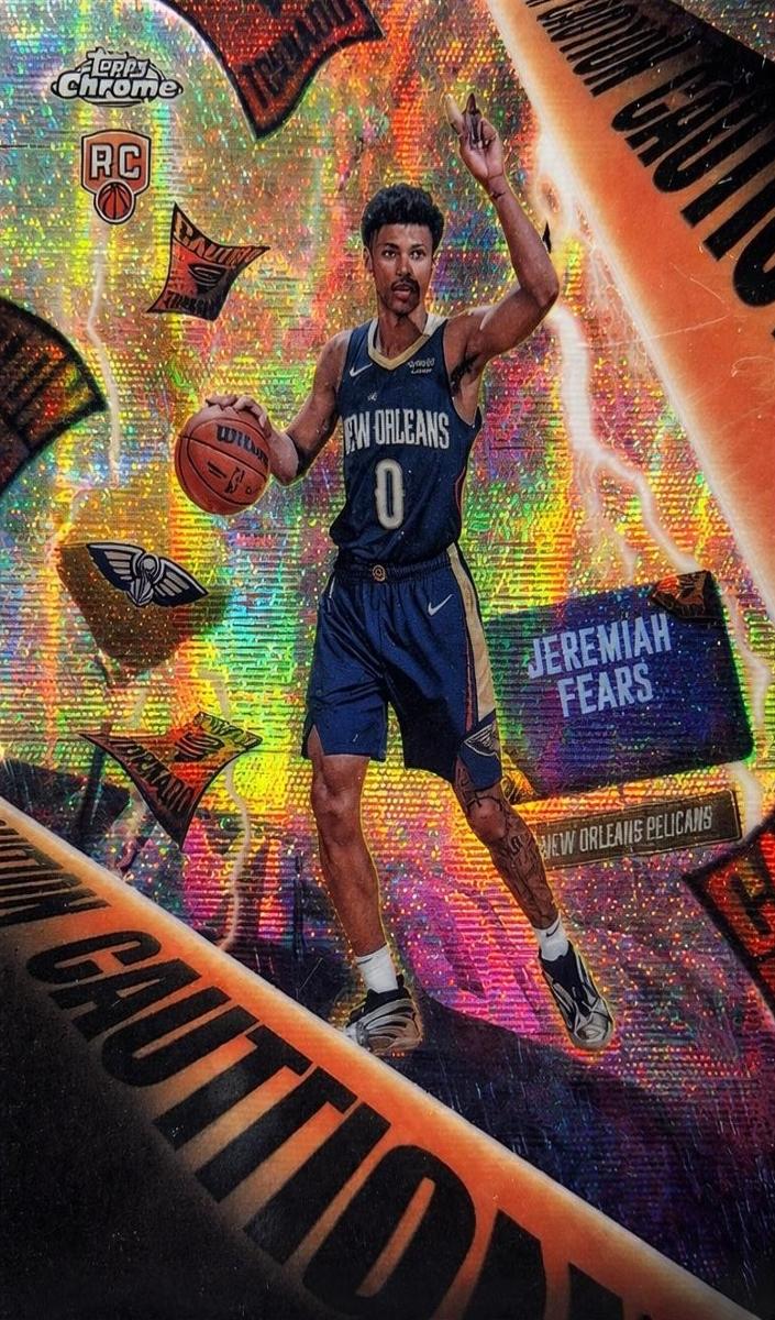 2025 Topps Chrome Basketball Jeremiah Fears #AD-7 PSA 10