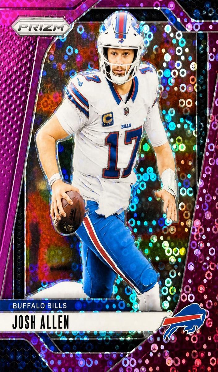 2024 Panini Prizm Football No Huddle Purple Josh Allen #28 PSA 10