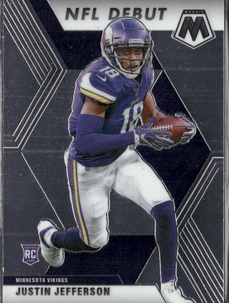 2020 Panini Mosaic Football Justin Jefferson #270 PSA 10