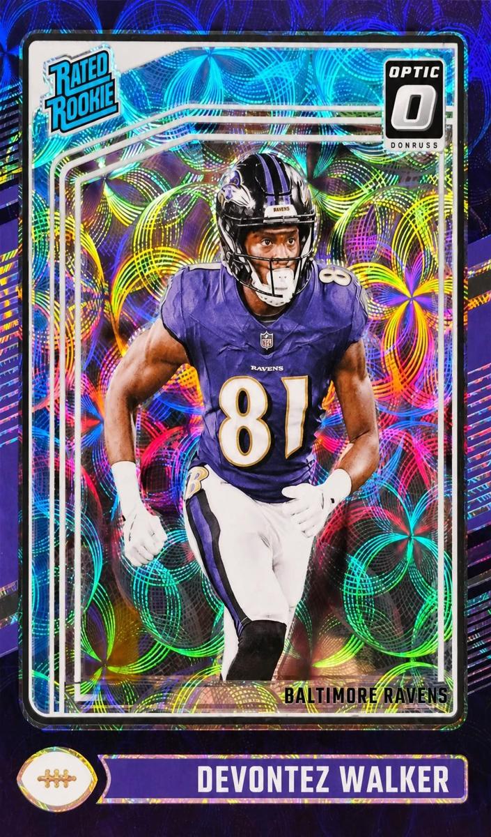2024 Donruss Optic Football Purple Scope Devontez Walker #228